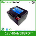 LiFePO4 Batterie Pack 12V 40ah Starterbatterie